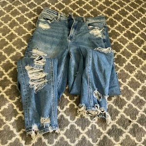 Size 4, American outfitters, ripped/distressed  jeans